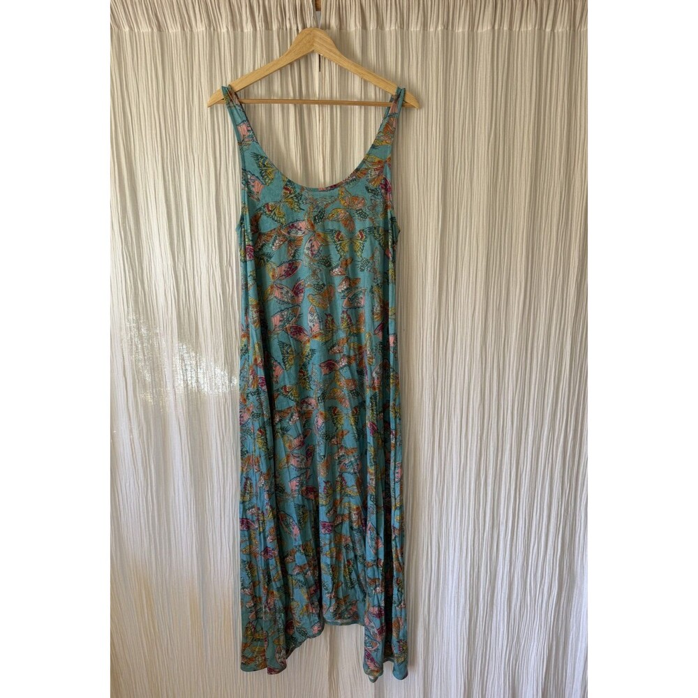 Johnny Was Ofelia The Tank Sleep Dress Jersey Butterfly Fairycore Whimsical Sz M
